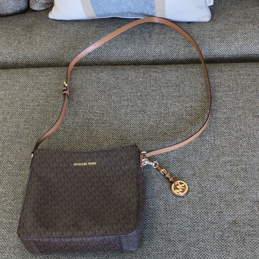 Michael Kors Dark Brown Laptop Bag